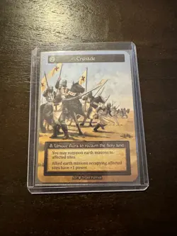 Crusade (Beta) Sorcery TCG, Near Mint Condition, Non-Foil - Image 1