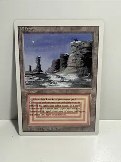 MTG Magic The Gathering Plateau Revised Edition Regular - Image 1