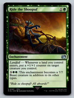 Ride the Shoopuf U 0197 - Final Fantasy MTG Magic The Gathering (Regular) - Image 1