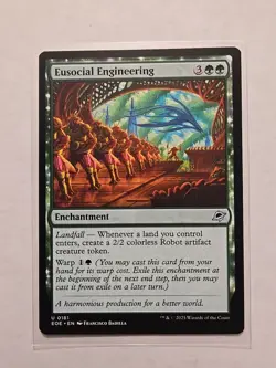Eusocial Engineering - Edge of Eternities - NM - MTG Magic - Uncommon - Enchant - Image 1