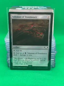 Talisman of Dominance- Warhammer 40k - Surge Foil - MTG - Damaged - Image 1
