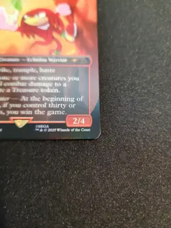 Knuckles the Echidna - Foil - Sonic The Hedgehog Secret Lair MTG 3082 NM - Image 3