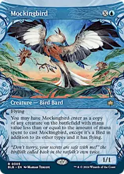 Bloomburrow Variants: Mockingbird (0305 - Showcase) - Image 1