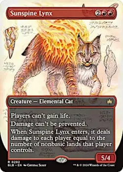Bloomburrow Variants: Sunspine Lynx (0292 - Showcase) - Image 1