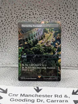 Nurturing Peatland foil borderless MTG single, UB: Assassins Creed, R 0114 - Image 2