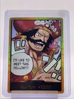 GOL.D.ROGER 2025 ONE PIECE CARRYING ON HIS WILL DON!! ALT ART GOLD A Q3688 - Image 1