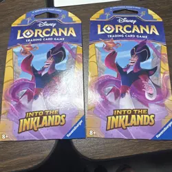 Disney Lorcana - Into The Inklands - 2 Brand New SEALED Booster Pack - Image 1