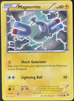 Magnemite 52/162 Breakthrough Regular - Pokemon Card - Image 1