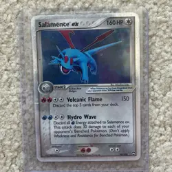 Pokemon Salamence ex EX Power Keepers 96/108 Holo Ultra Rare 160HP Dragon Card - Image 1