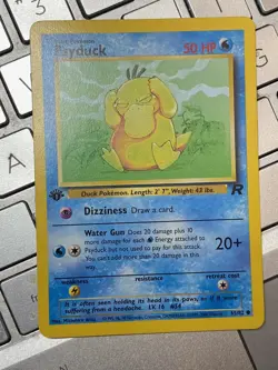 Pokemon Psyduck 65/82 Team Rocket 1st Edition near mint condition card Common - Image 1