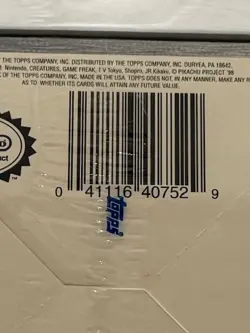 POKEMON - The First Movie Topps Trading Cards BLUE Logo SEALED BOX 36 Packs - Image 4