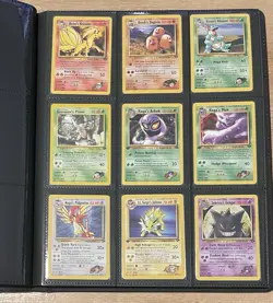 Pokemon WOTC Complete Gym Challenge Non-Holo Set! All 112 Non-H cards! 63 1st ed - Image 1