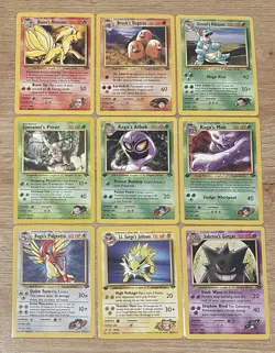 Pokemon WOTC Complete Gym Challenge Non-Holo Set! All 112 Non-H cards! 63 1st ed - Image 3