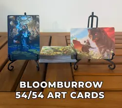 Bloomburrow MTG Art Cards – Complete 54-Card Set (No Stamp) - Image 1