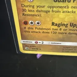 Pokemon TCG Card Kommo-o 54/70 Dragon Majesty Holo Rare 2018 - Image 2