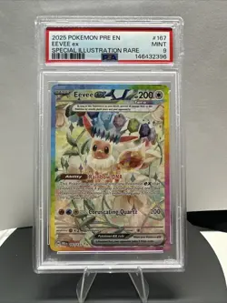 Pokemon TCG Prismatic Evolutions Eevee EX Card 167/141 Sir English - Image 1