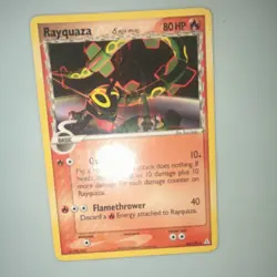 Pokemon Rayquaza Holon Phantoms 26/110 80 HP Rare Regular Basic Card - Image 1