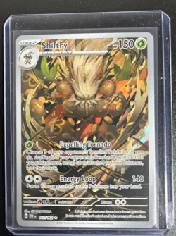 Pokemon Cards Shiftry 163/162 Illustration Rare Temporal Forces - Image 1