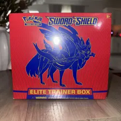 Pokemon Trading Card Game Sword And Shield Elite Trainer Box (Zacian) 820650104459 - Image 1