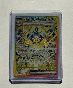 Pokemon TCG Galvantula EX Stellar Crown Holo Card 168/142 Sv07 - Image 1
