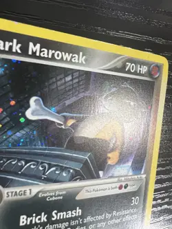 Pokemon TCG Dark Marowak Card 7/109, Holo Rare - Image 3