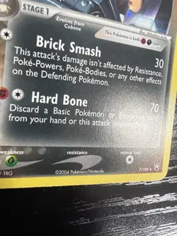 Pokemon TCG Dark Marowak Card 7/109, Holo Rare - Image 4