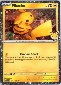 Miscellaneous Cards & Products #051/162 Pikachu (Pokemon Day 2026) - Image 1