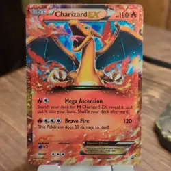 Pokemon Charizard EX XY Promo Holo Card XY17 Basic HP180 2014 English - Image 1