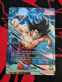 Son Goku FB08-055 Alternate Art Saiyan's Pride Dragon Ball English Card Fusion - Image 1