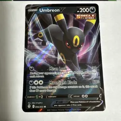 Umbreon V 94/203 Ultra Rare NM Sword & Shield (Evolving Skies) Pokemon Card - Image 2