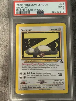 Pokemon Snorlax Wotc Promo 49/53 2002 Regular PSA 9 League Card English - Image 4