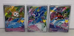 Rowlet Litten Popplio MEP 043 044 045 First Partner Series 1 Promo Pokemon Cards - Image 1