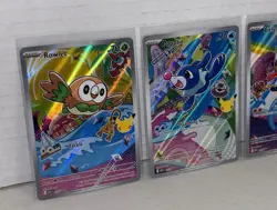 Rowlet Litten Popplio MEP 043 044 045 First Partner Series 1 Promo Pokemon Cards - Image 5