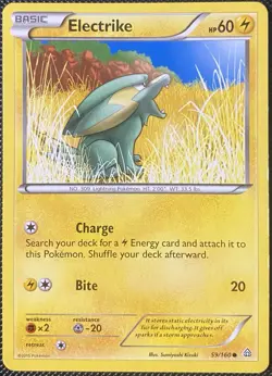 Electrike 59/160 XY - Primal Clash Regular - Pokemon Card - Image 1