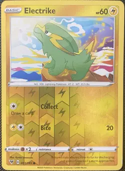 Electrike 051/185 Swsh04: Vivid Voltage Reverse Holo - Pokemon Card - Image 1