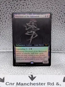 FOIL OVERLORD OF THE BALEMURK (EXTENDED ART) Duskmourn: House Of Horror DSK MTG - Image 2