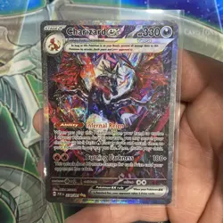 Pokemon TCG Charizard EX Paldean Fates Sir Card 234/091 SV NM - Image 1
