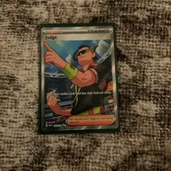 Pokemon TCG Sv10: Destined Rivals Judge 222/182 Full Art Trainer Card - Image 1