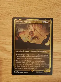Edward Kenway Foil Etched NM Assassin's Creed Mythic MTG Magic The Gathering - Image 1