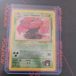 2000 Pokemon ERIKA'S VILEPLUME Gym Heroes HOLO RARE Unlimited Edition Card 5/132 - Image 1
