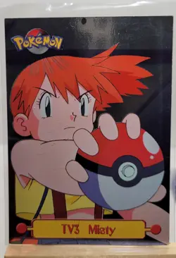 Pokemon Topps Trading Card TV3 Misty Holo - Image 1