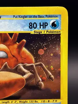 2002 Pokemon Kingler 15/165 Holo Rare Expedition Pokemon Card WOTC E-Reader - Image 5