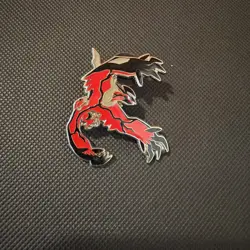 Official Pokemon Yveltal Enamel Hat Pin Lapel TCG Card Game 2013 - Image 1