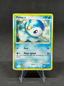Pokemon Card TCG - Piplup 15/17 HOLO - POP SERIES 6 Promo DMG #2 - Image 1