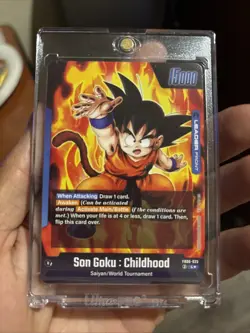 Son Goku : Childhood FB06-025 Leader Alternate Art Dragon Ball Card Rivals Clash - Image 2