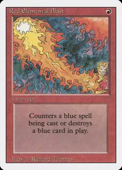 x4 - Red Elemental Blast - 171 - NM - Revised Edition (3ED) - MTG - Image 1