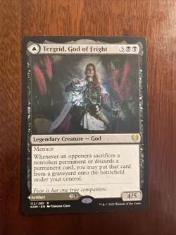 Tergrid God Of Fright Magic The Gathering Regular Rare #112 KHM - Image 1