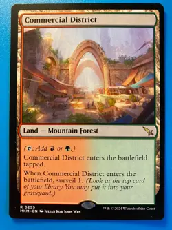 MTG 1x Commercial District 259 Murders at Karlov Manor Magic the Gathering x1 NM - Image 1