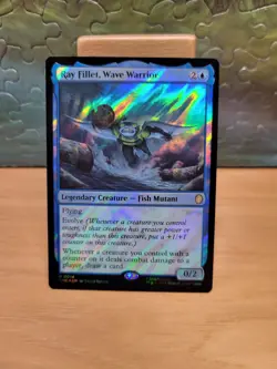 MTG Teenage Mutant Ninja Turtles Ray Fillet, Wave Warrior Surge Foil R 0014 - Image 1