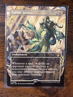 MTG - Wilds of Eldraine: Enchanting Tales - Karmic Justice Rare - 65 - NM-Mint! - Image 1